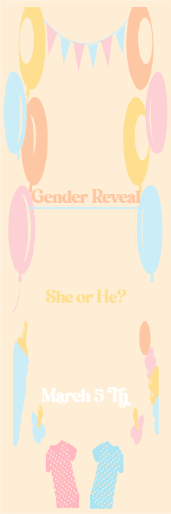 Custom Outdoor Yard Signs Multiple Sizes Gender Reveal He or She? 2