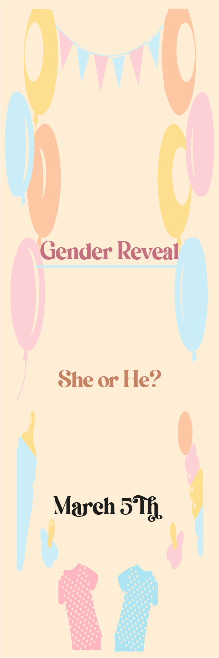 Custom Outdoor Yard Signs Multiple Sizes Gender Reveal He or She? 2