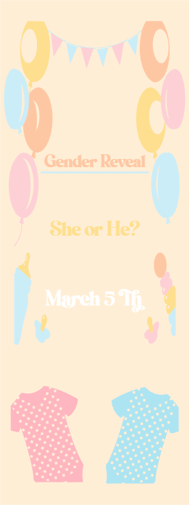 Custom Outdoor Yard Signs Multiple Sizes Gender Reveal He or She? 2