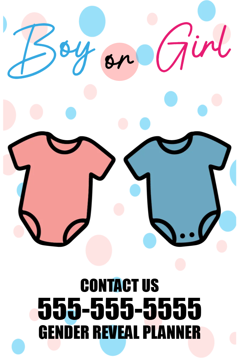 Custom Outdoor Yard Signs Multiple Sizes Gender Reveal Planner