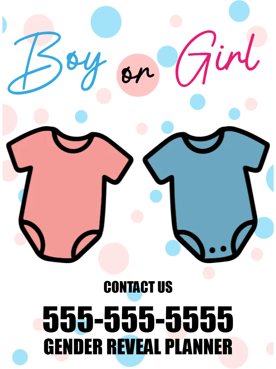 Custom Outdoor Yard Signs Multiple Sizes Gender Reveal Planner