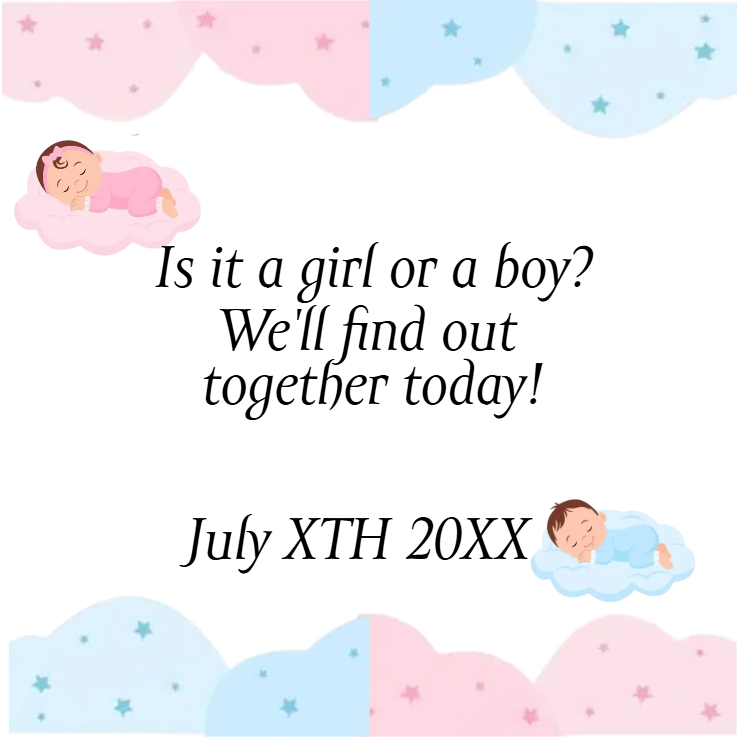 Custom Outdoor Yard Signs Multiple Sizes Gender Reveal Find Out Together