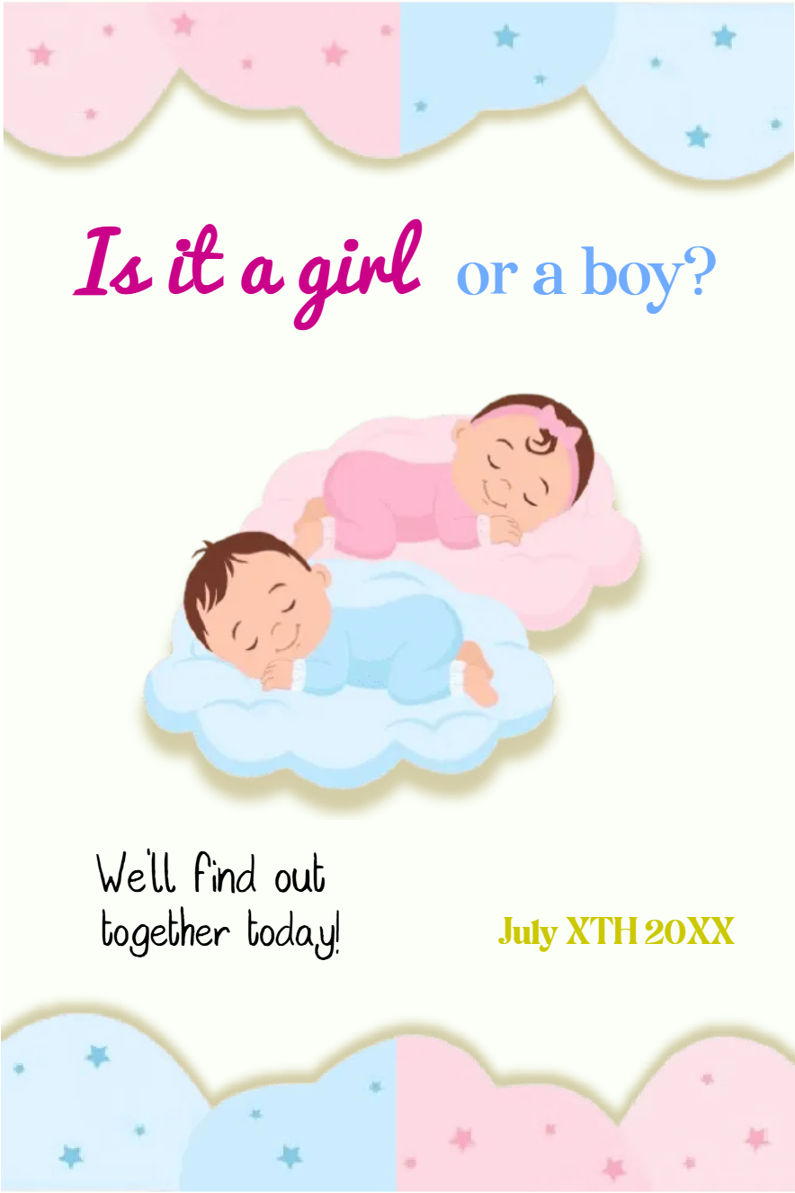 Custom Outdoor Yard Signs Multiple Sizes Gender Reveal Find Out Together