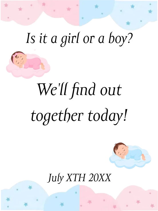 Custom Outdoor Yard Signs Multiple Sizes Gender Reveal Find Out Together
