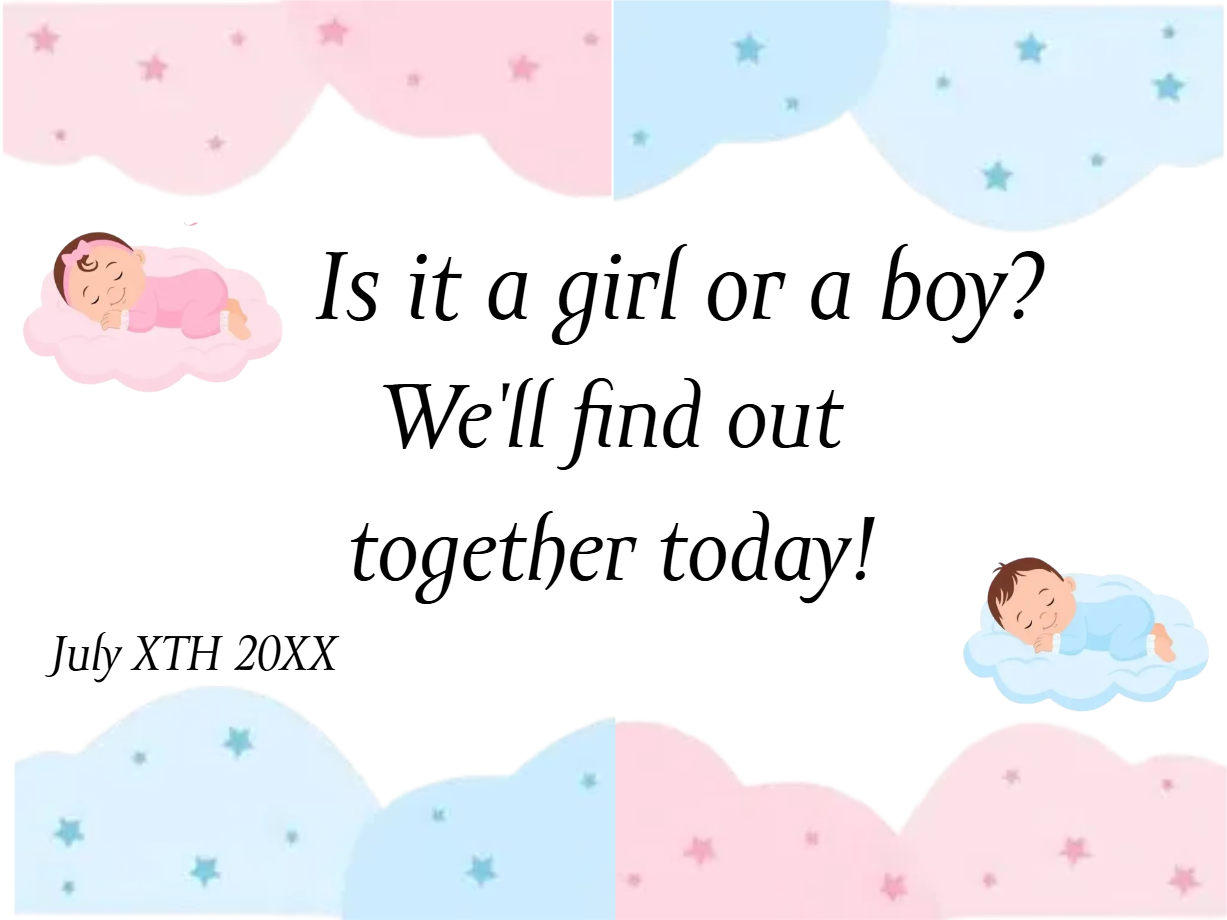 Custom Outdoor Yard Signs Multiple Sizes Gender Reveal Find Out Together