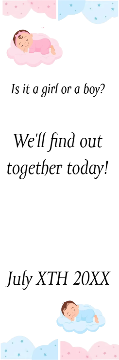 Custom Outdoor Yard Signs Multiple Sizes Gender Reveal Find Out Together