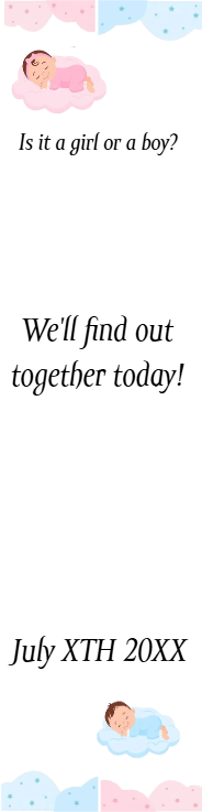 Custom Outdoor Yard Signs Multiple Sizes Gender Reveal Find Out Together