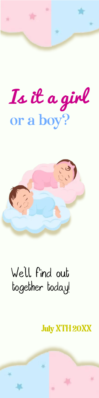 Custom Outdoor Yard Signs Multiple Sizes Gender Reveal Find Out Together