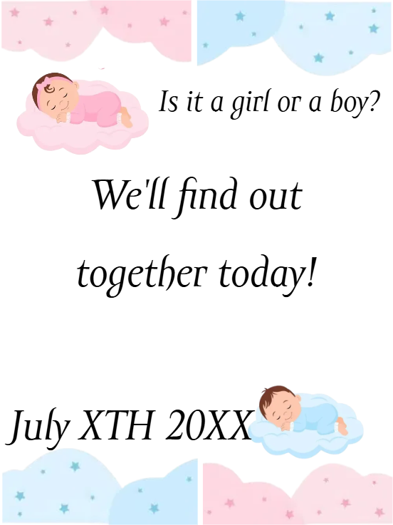 Custom Outdoor Yard Signs Multiple Sizes Gender Reveal Find Out Together
