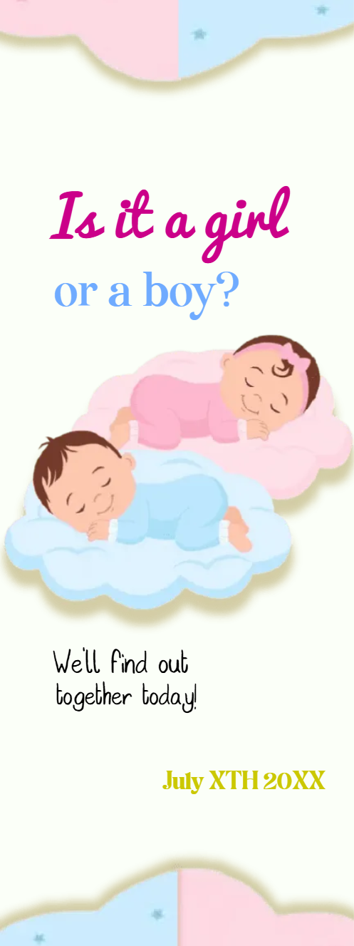 Custom Outdoor Yard Signs Multiple Sizes Gender Reveal Find Out Together