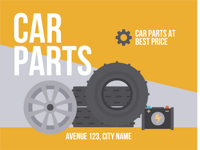 Custom Outdoor Yard Signs Multiple Sizes Car Parts