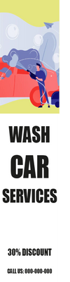 Custom Outdoor Yard Signs Multiple Sizes Car Wash Services