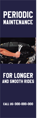 Custom Outdoor Yard Signs Multiple Sizes Car Periodic Maintenance