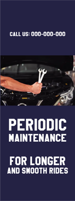 Custom Outdoor Yard Signs Multiple Sizes Car Periodic Maintenance