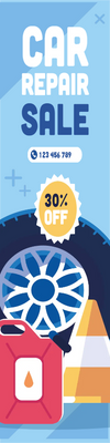 Custom Outdoor Yard Signs Multiple Sizes Car Repair Sale
