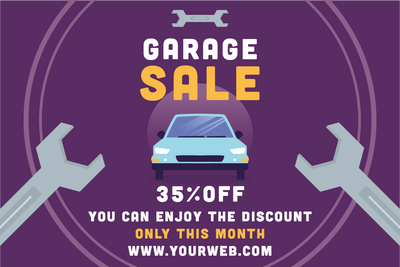 Custom Outdoor Yard Signs Multiple Sizes Garage Sale