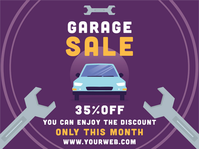 Custom Outdoor Yard Signs Multiple Sizes Garage Sale