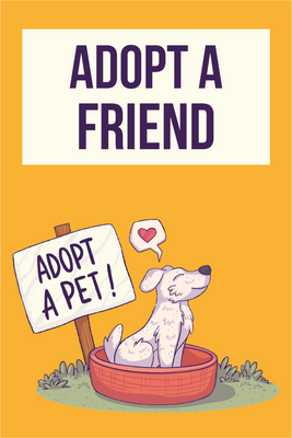 Custom Outdoor Yard Signs Multiple Sizes Adopt A Friend
