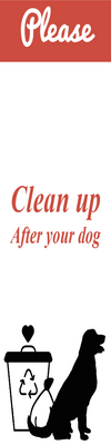 Custom Outdoor Yard Signs Multiple Sizes Please Clean Up