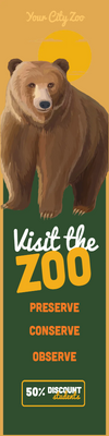 Custom Outdoor Yard Signs Multiple Sizes Visit The Zoo