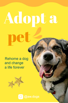 Custom Outdoor Yard Signs Multiple Sizes Adopt A Pet