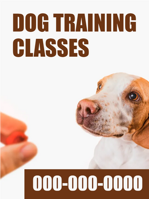 Custom Outdoor Yard Signs Multiple Sizes Dog Training Classes