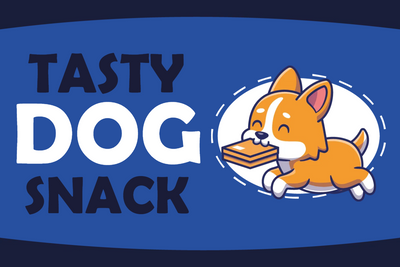 Custom Outdoor Yard Signs Multiple Sizes Tasty Dog Snack