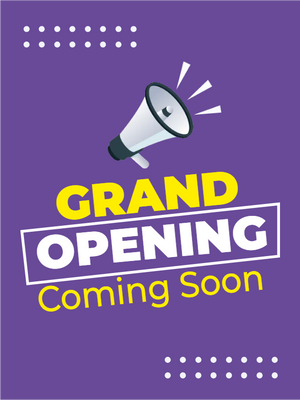 Custom Outdoor Yard Signs Multiple Sizes Grand Opening