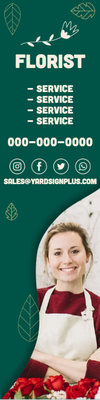 Custom Outdoor Yard Signs Multiple Sizes Florist