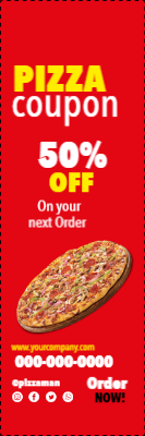 Custom Outdoor Yard Signs Multiple Sizes Pizza Coupon