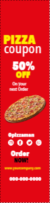 Custom Outdoor Yard Signs Multiple Sizes Pizza Coupon