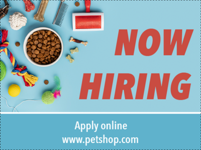 Custom Outdoor Yard Signs Multiple Sizes Now Hiring