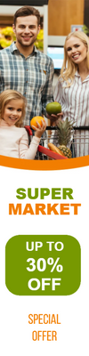 Custom Outdoor Yard Signs Multiple Sizes Supermarket