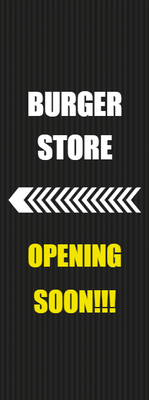 Custom Outdoor Yard Signs Multiple Sizes Burger Store Opening Soon