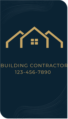 Custom Business Cards Multiple Sizes Contractor