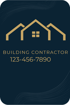 Custom Business Cards Multiple Sizes Contractor