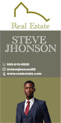 Custom Business Cards Multiple Sizes Steve Jhonson
