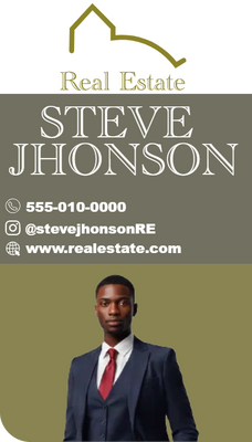 Custom Business Cards Multiple Sizes Steve Jhonson