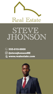 Custom Business Cards Multiple Sizes Steve Jhonson
