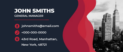 Custom Business Cards Multiple Sizes John Smiths