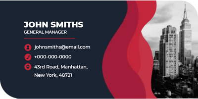 Custom Business Cards Multiple Sizes John Smiths