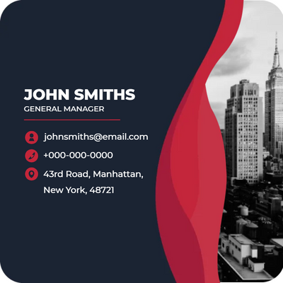 Custom Business Cards Multiple Sizes John Smiths