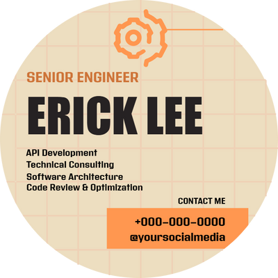 Custom Business Cards Multiple Sizes Erick Lee