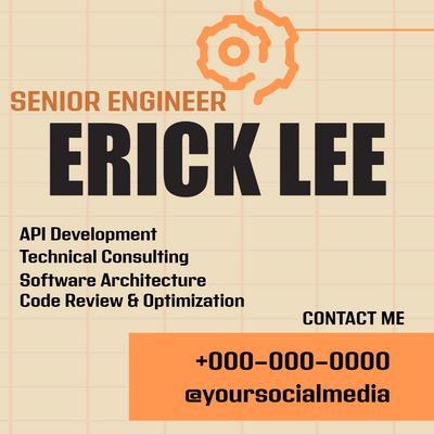 Custom Business Cards Multiple Sizes Erick Lee