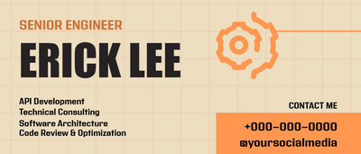 Custom Business Cards Multiple Sizes Erick Lee