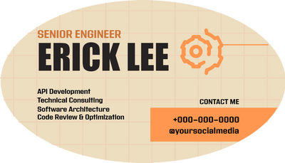 Custom Business Cards Multiple Sizes Erick Lee