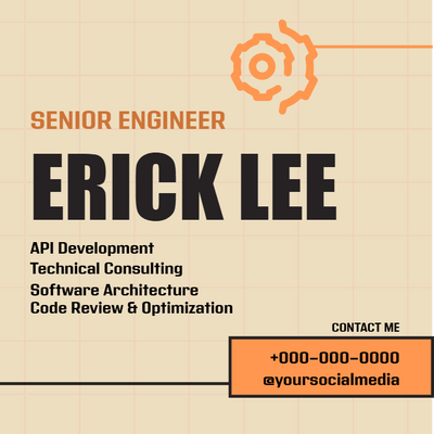 Custom Business Cards Multiple Sizes Erick Lee