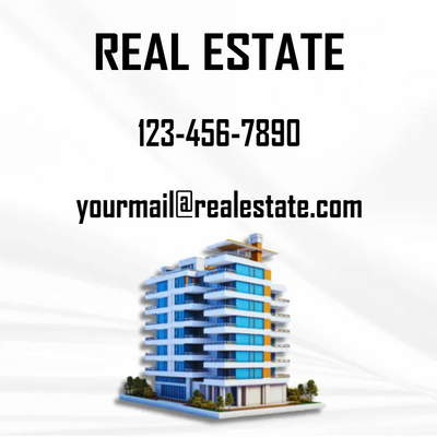 Custom Business Cards Multiple Sizes Estate