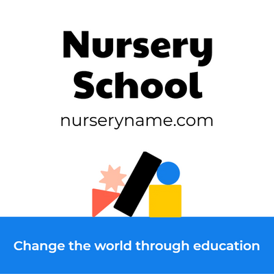 Custom Business Cards Multiple Sizes Nursery School