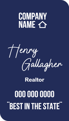 Custom Business Cards Multiple Sizes Realtor Henry